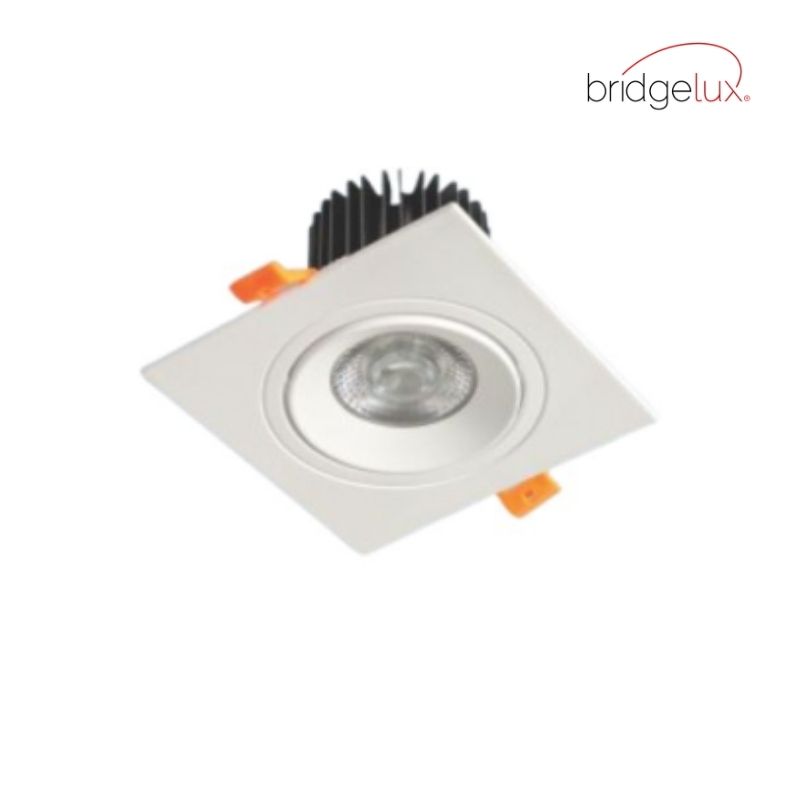 Bridgelux - Âm Trần Vuông Spotlight 12W Góc Chiếu 24° | AFC 767/1